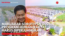 Maruarar Soroti PSN 2026, Program Hunian Rakyat Harus Diperjuangkan. (Sumber: IDX Channel)