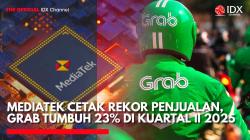 MediaTek Cetak Rekor Penjualan, Grab Tumbuh 23% di Kuartal II 2025. (Sumber: IDX Channel)