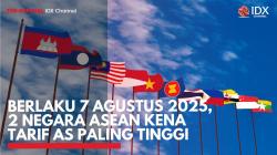Berlaku 7 Agustus, 2 Negara ASEAN Kena Tarif AS Paling Tinggi. (foto: IDXChannel) 