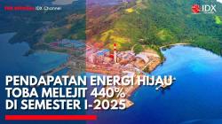 Pendapatan Energi Hijau TOBA Melejit 440% di Semester I-2025. (Sumber: IDX Channel)