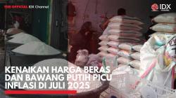 Kenaikan Harga Beras dan Bawang Putih Picu Inflasi Juli 2025. (foto: IDXChannel)