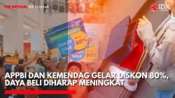 APPBI dan Kemendag Gelar Diskon 80%, Daya Beli Diharap Meningkat. (Sumber: IDX Channel)