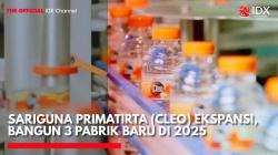 Sariguna Primatirta (CLEO) Ekspansi, Bangun 3 Pabrik Baru di 2025. (Sumber: IDX Channel)