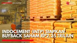 Indocement (INTP) Siapkan Buyback Saham Rp2,25 Triliun. (Sumber: IDX Channel)