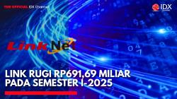 Link Net (LINK) Rugi Rp691,69 Miliar pada Semester I-2025. (Sumber: IDX Channel)