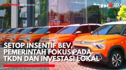 Setop Insentif BEV, Pemerintah Fokus pada TKDN dan Investasi Lokal. (Sumber: IDX Channel)