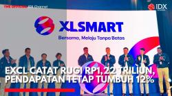 EXCL Catat Rugi Rp1,22 Triliun, Pendapatan Tetap Tumbuh 12%. (Sumber: IDX Channel)