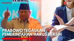 Prabowo Ingatkan Kepala Daerah: Jangan Khianati Amanat Rakyat dengan Korupsi. (Sumber: IDX Channel)