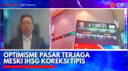 Optimisme Pasar Terjaga meski IHSG Koreksi Tipis. (Sumber: IDX Channel)