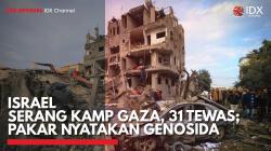 Israel Serang Kamp Gaza, 31 Tewas; Pakar Nyatakan Genosida