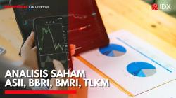 Analisis Saham ASII, BBRI, BMRI, TLKM. (Sumber: IDX Channel)