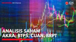 Analisis Saham AKRA, BTPS, CUAN, BRPT,(Sumber: IDX CHANNEL)