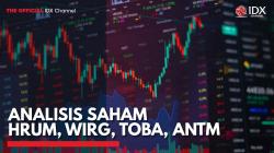 Analisis Saham HRUM, WIRG, TOBA, ANTM,(Sumber: IDX CHANNEL)