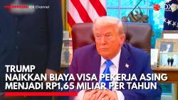 Trump Naikkan Biaya Visa Pekerja Asing Menjadi Rp1,65 Miliar per Tahun,(Sumber: IDX CHANNEL)
