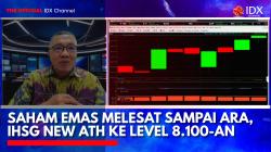 Saham EMAS Melesat Sampai ARA, IHSG New ATH ke Level 8.100-an. (Sumber: IDX Channel)
