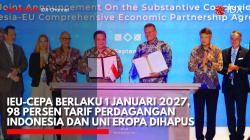 IEU-CEPA Berlaku 1 Januari 2027, 98 Persen Tarif Perdagangan Indonesia dan Uni Eropa Dihapus,(Sumber: IDX CHANNEL)