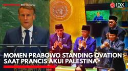 Momen Prabowo Standing Ovation saat Prancis Akui Palestina,(Sumber: IDX CHANNEL)