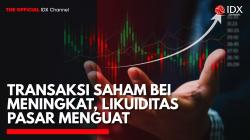 Transaksi Saham BEI Meningkat, Likuiditas Pasar Menguat. (Sumber: IDX Channel)