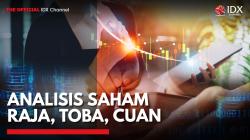 Analisis Saham RAJA, TOBA, CUAN. (Sumber: IDX Channel)