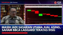 Masih Jadi Sasaran Utama Jual Asing, Saham BBCA Laggard Teratas IHSG. (Sumber: IDX Channel)
