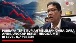 Purbaya Tepis Rupiah Melemah Karena APBN, Defisit hingga Mei di Level 0,7 Persen | IDXC UPDATE