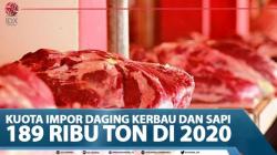 Kuota Impor Daging Kerbau Dan Sapi 189 Ribu Ton Di 2020