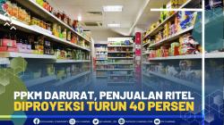 PPKM Darurat, Penjualan Ritel Diproyeksi Turun 40 Persen