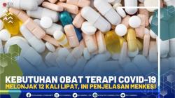Kebutuhan Obat Terapi Covid-19 Melonjak 12 Kali Lipat, Ini Penjelasan Menkes!