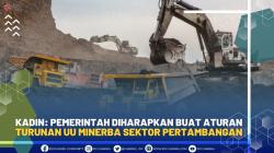 KADIN: Pemerintah Diharapkan Buat Aturan Turunan UU Minerba Sektor Pertambangan