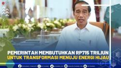 Pemerintah Membutuhkan Rp715 Triliun Untuk Transformasi Menuju Energi Hijau