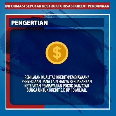 Informasi Seputar Restrukturisasi Kredit Perbankan. (Foto: Tim Digital Marketing IDX Channel)