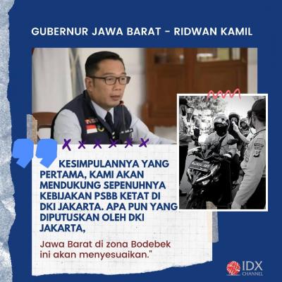 Ini Respon Kepala Daerah Terkait Penerapan PSBB Ketat di DKI Jakarta. (Foto: Tim Digital Marketing IDX Channel)