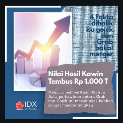 Cek 4 Fakta Dibalik Isu Gojek Dan Grab Bakal Merger. (Foto: Tim Digital Marketing IDX Channel)