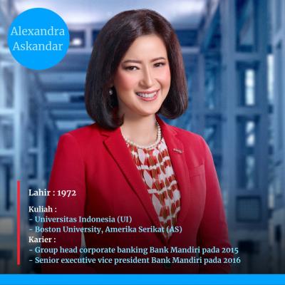 Masuk Jajaran Direksi Bank Mandiri, Ini Profil Alexandra Askandar. (Foto: Tim Digital Marketing IDX Channel)