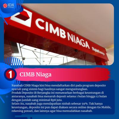 Hai Investor! Ini Lima Bank yang Menawarkan Deposito Syariah Terbaik Lho. (Foto: Tim Digital Marketing IDX Channel)