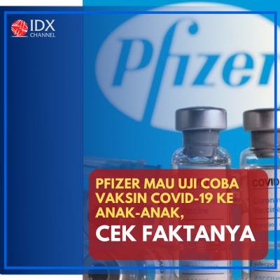 Pfizer Mau Uji Coba Vaksin Covid-19 ke Anak-anak, Cek Faktanya. (Foto: Tim Digital Marketing IDX Channel)