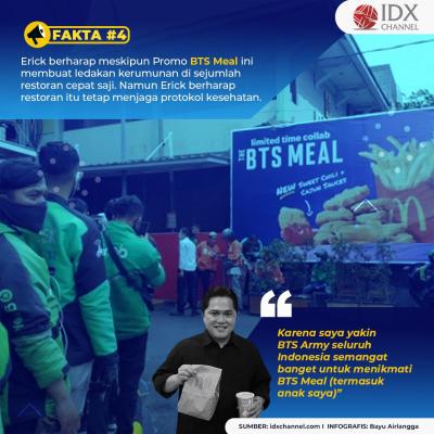 Demi Anak, Erick Thohir Ikut Berburu BTS Meal MCD. (Foto: Tim Digital Marketing IDX Channel)