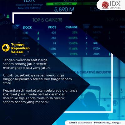 Ini Tips Hadapi Saham yang Turun Drastis. (Foto: Tim Digital Marketing IDX Channel)