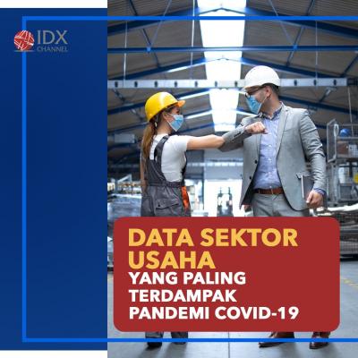Data Sektor Usaha Yang Paling Terdampak Pandemi Covid-19. (Foto: Tim Digital Marketing IDX Channel)
