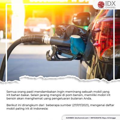 Mau Hidup Hemat? Ini Daftar Mobil Paling Irit Bensin yang Mengaspal di Indonesia. (Foto: Tim Digital Marketing IDX Channel)