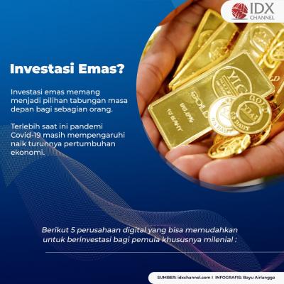 Mau Cuan dari Investasi Emas Digital? Ini Lima Aplikasi Praktis Untuk Milenial . (Foto: Tim Digital Marketing IDX Channel)