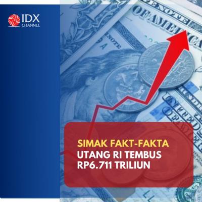 Utang RI Tembus Rp6.711 Triliun, Simak Empat Faktanya. (Foto: Tim Digital Marketing IDX Channel)