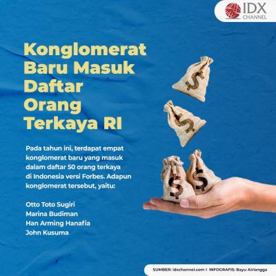 Empat Konglomerat Baru Masuk Daftar Orang Terkaya RI, Berapa Banyak Hartanya? (Foto: Tim DIgital Marketing IDX Channel)
