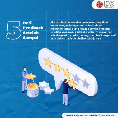 Tips Agar Toko Online Dapat Rating Bintang 5 dari Pembeli . (Foto: Tim Digital Marketing IDX Channel)
