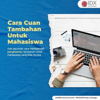 7 Cara Memperoleh Penghasilan Tambahan untuk Mahasiswa. (Foto: Tim Digital Marketing IDX Channel)
