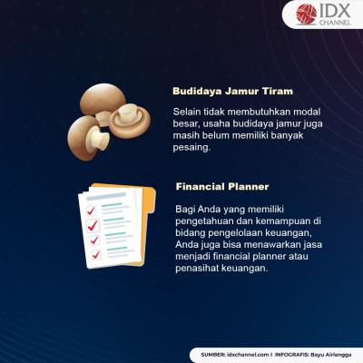 Contoh Usaha Modal Kecil yang Belum Banyak Pesaing, Mau Coba?.  (Foto: Tim Digital Marketing IDX Channel).