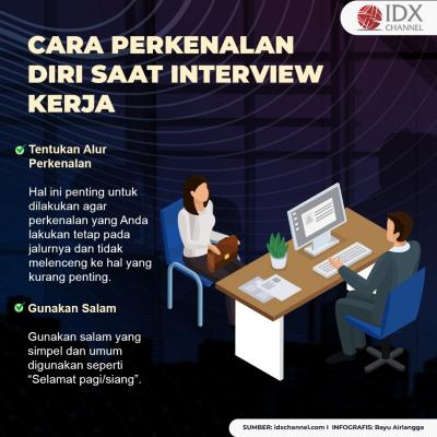 Begini Cara Perkenalan Diri saat Interview Kerja, Penting untuk Diingat. (Foto: Tim Digital Marketing IDX Channel).
