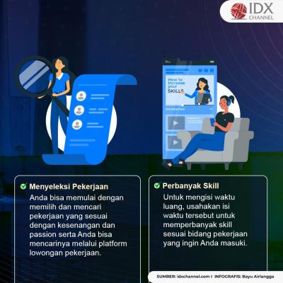  4 Tips Anti Nganggur yang Cocok Untuk Lulusan Baru. (Foto: Tim Digital Marketing IDX Channel).
