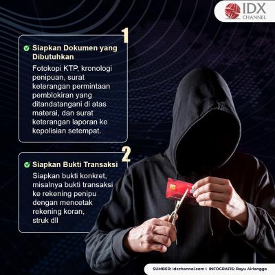6 Cara Melaporkan dan Memblokir Rekening Penipu, Lakukan Hal Ini. (Foto: Tim Digital Marketing IDX Channel).
