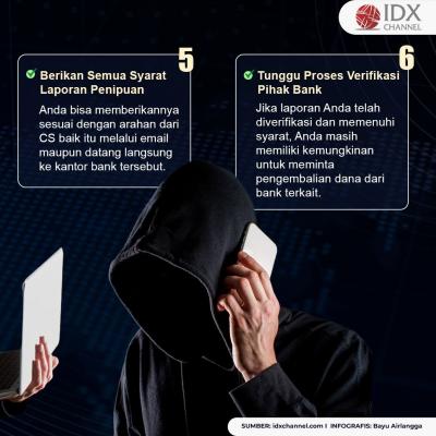 6 Cara Melaporkan dan Memblokir Rekening Penipu, Lakukan Hal Ini. (Foto: Tim Digital Marketing IDX Channel).